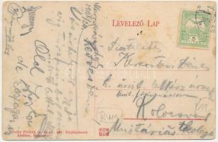 1911 Nyárádszentlászló, Sanvasii; Unitárius templom 1495-ből, Unitárius iskola 1909-ből. Dunky Fivér...