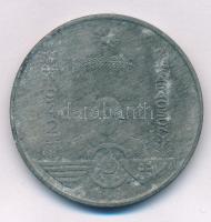 1942. "Magyar Királyi 101. Honvéd Gépkocsizó Tanezred / Karácsony 1942" hadifém emlékérem (40mm) T:VF Hungary 1942. "Hungarian Royal 101st Honved Mechanized Training Regiment / Christmas 1942" war metal commemorative medallion (40mm) C:VF