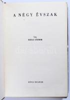 Márai Sándor: A négy évszak. Bp., 1938, Révai. Kiadói egészvászon kötés, sérült papír védőborítóval,...