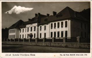 1936 Abrudbánya, Abrud; Spitalul Principesa Elena / kórház / hospital. Foto Bach (Alba Iulia) 1931. No. 64.
