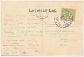 1906 Puj, Pui (Hunyad); látkép, templom. Joánovits János kiadása / general view, church + "PETR...