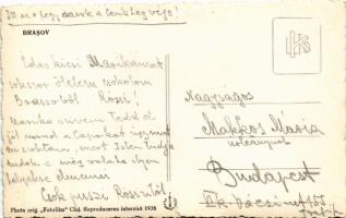 Brassó, Kronstadt, Brasov; látkép, légi felvétel / rare general view, aerial photo (Rb)