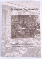 Saly Noémi (szerk.): Budapest Nagykávéház. Bp., 2001, Ernst Múzeum. Kiadói papírkötés, jó állapotban.