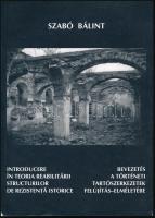 Szabó Bálint: Bevezetés a történeti tartószerkezetek felújítás-elméletébe. / Introducere în teoria reabilitării structurilor de rezistenţă istorice. (Kétnyelvű kiadás.) Kolozsvár, 1998, Utilitas. Magyar és román nyelven. Kiadói papírkötés, a gerincen kis sérüléssel.
