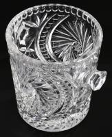 Kristály jégvödör, m: 13,5 cm
