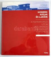 Ferkai András: Modern házak és lakóik. A Napraforgó utcai kislakásos mintatelep története. [Bp., 2019], TERC. Kiadói papírkötés, bontatlan zsugorfóliában, jó állapotban.