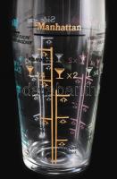 Üveg shaker, m: 21 cm