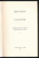 Ezra Pound: Cantók. Vál., ford., az utószót írta: Kemenes Géfin László. Párizs, 1975, Magyar Műhely,...