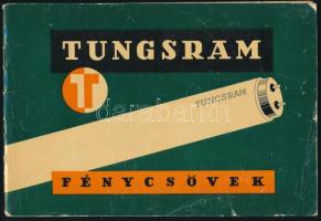 1957 Tungsram fénycsövek, műszaki leírás, 48p