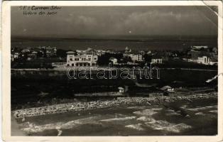 1936 Eforie, Carmen Sylva, Carmen Silva; Vedere din avion / beach (szakadás / tear)