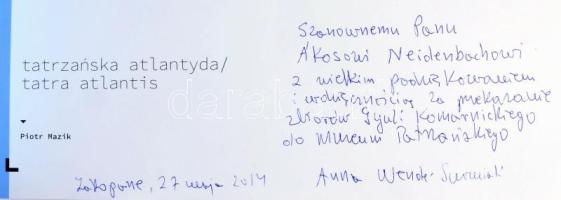 Piotr Mazik: Tatrzanska atlantyda/Tatra atlantis (lengyel-angol) Zakopane, 2014, Tatrzański Park Nar...