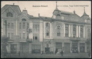 1915 Képeslap Turul 5f bérmentesítéssel, H.B.T. perfinnel