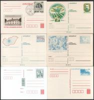 ca. 1974-2002 20 db használatlan díjjegyes levelezőlap, közte pecsételt, egyiken bélyeg