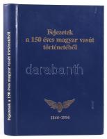 Mezei István - Somody Árpád (szerk.): Fejezetek a 150 éves magyar vasút történetéből. 1846-1996. H.n., é.n., MÁV Rt. Kiadói műbőr kötés, kissé kopottas állapotban.