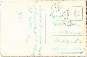 1942 Kovászna-fürdő, Baile Covasna; Sétatér / promenade. photo (EK)