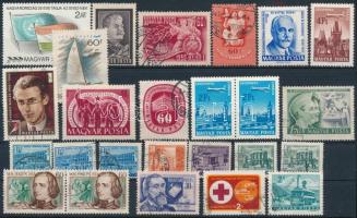 25 db bélyeg karcvonallal vagy rákelcsíkkal