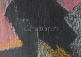 Rozsda jelzéssel: Olaj, vászon, dublírozva. 56x36 cm