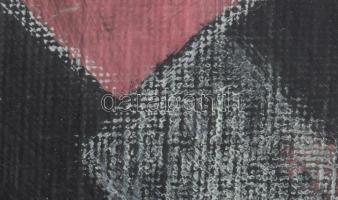 Rozsda jelzéssel: Olaj, vászon, dublírozva. 56x36 cm