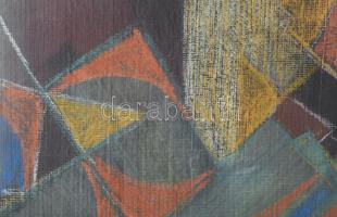 Rozsda jelzéssel: Olaj, vászon, dublírozva. 56x36 cm