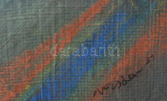 Rozsda jelzéssel: Olaj, vászon, dublírozva. 56x36 cm