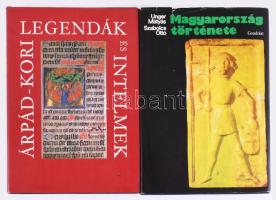 3 db - Árpád-kori legendák és intelmek. A válogatás, a bevezető tanulmány, a jegyzetek és a szöveggo...
