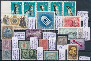 20 db bélyeg klf jelölt lemez- és nyomásii hibákkal