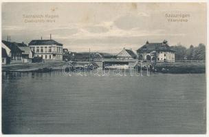 Szászrégen, Sächsisch-Regen, Reghin; Villanytelep. W. Schebesch kiadása / Elektrizitäts-Werk / electric power station, power plant (EK)