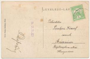 Ördögkút, Treznea; Királyi Állami Elemi Népiskola és Kisdedóvoda, kiadja Seres Samu / school and nur...