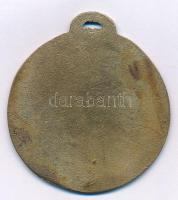 Pató Róza (1934-2018) DN "Vízöntő" egyoldalas, öntött bronz plakett (~54mm) Szign.:Pató T:...