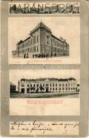 1908 Karánsebes, Caransebes; Határőrvidéki Vagyonközségi palota épülete / Wealth Building (fl)