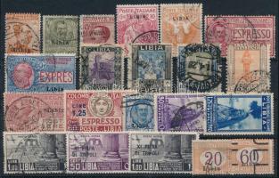 Líbia 21 klf jobb bélyeg (Mi EUR 314,-)