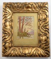 Blondel képkeret, üvegezett, 32x27 cm