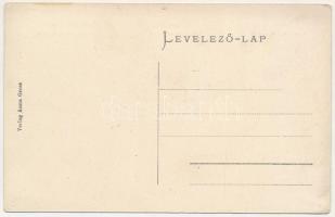 Szászsebes, Mühlbach, Sebesul Sasesc, Sebes; Huszár laktanya, vasúti pálya. Anna Gross kiadása / Kav...