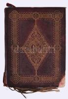 Missale Romanum. Ex decreto sacrosancti concilii Tridentini restitutum S. Pii V. Pontificis maximi jussu editum Clementis VIII., Urbani VIII. et Leonis XIII. Ratisbonae, Neo Eboraci et Cincinnati, 1894, Friderici Pustet. Szövegközti és egészoldalas illusztrációkkal, kottákkal. Latin nyelven. Aranyozott egészbőr-kötésben, sérült borítóval és gerinccel, néhány foltos lappal.