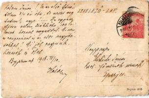 1918 Kékkő, Blauenstein, Modry Kamen; a várból / hrad / castle. photo (EB)