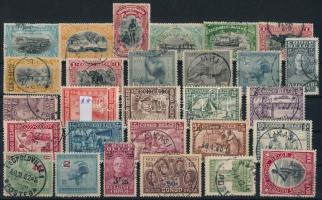 Belga-Kongó 28 klf jobb bélyeg, komplett is (Mi EUR 245,-)