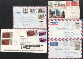 7 db küldemény, köztük 4 db új-zélandi, szép frankatúrával