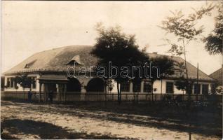 Gyömrő, M. Kir. Állami Elemi Népiskola. photo + "GYÖMRŐ P.U."