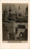 Lőcse, Levoca; Lengyel és Kassai kapu, templomok / city gates, churches. Kucek 3044. photo