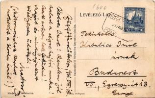 1931 Balatonfűzfő, Játéktér, teniszező és pingpongozó (asztaliteniszező) társaságok. Balatonfűzfői F...