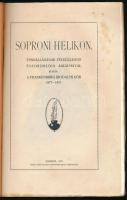 Soproni Helikon. Fennállásának félszázados évfordulója alkalmával kiadja: a Frankenburg Irodalmi Kör...