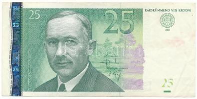 Észtország 2002. 25K T:F szép papír Estonia 2002. 25 Krooni C:F fine paper Krause P#84