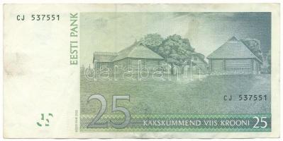 Észtország 2002. 25K T:F szép papír
Estonia 2002. 25 Krooni C:F fine paper
Krause P#84