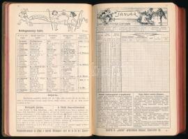 1898 Kincses Kalendárium. Bp., Budapesti Hírlap-ny., XVI+464 p. Egészvászon-kötésben, kissé viseltes...