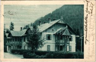 1922 Tátra, Barlangliget, Höhlenhain, Tatranská Kotlina; villa (EB)