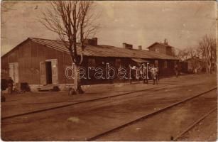 1918 Jezierna (Ozerna); railway station. photo (EB)
