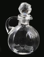 Antik ezüstözött olaj-ecet tartó, 2 üveggel, 23x17 cm