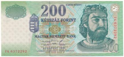 1998. 200Ft "FG 6372292" T:UNC