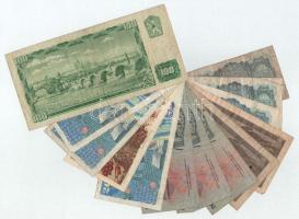 Csehszlovákia 1960-1988. 3K-100K (13db) T:F,VG
Czechoslovakia 1960-1988. 3 Koruny - 100 Korún (13pc...