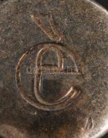 Zanetto olasz designer olaj-ecet kínáló, klf üvegekkel, jelzett, m: 25 cm